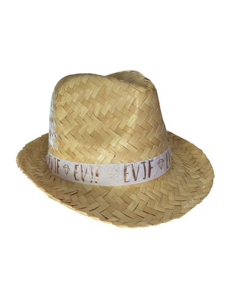 Chapeaux de Paille Panama avec Message Spécial EVJF - Dimensions : 29 x 25 x 12 cm
