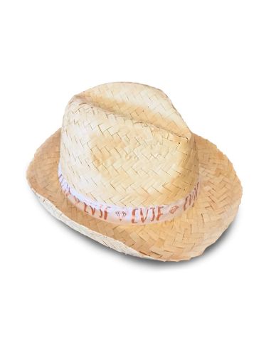 Chapeaux de Paille Panama avec Message Spécial EVJF - Dimensions : 29 x 25 x 12 cm