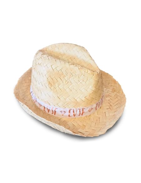 Chapeaux de Paille Panama avec Message Spécial EVJF - Dimensions : 29 x 25 x 12 cm