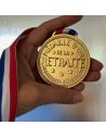 Médailles d'Or Factices pour la Retraite - Cadeau Original et Symbolique