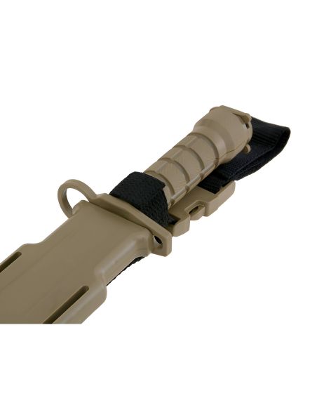 Réplique du Couteau Baïonnette factice TAN pour M4 ou M16 (ACM)