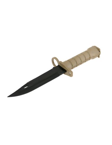 Réplique du Couteau Baïonnette factice TAN pour M4 ou M16 (ACM)