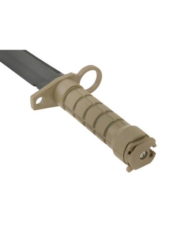 Réplique du Couteau Baïonnette factice TAN pour M4 ou M16 (ACM)