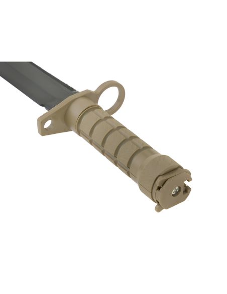 Réplique du Couteau Baïonnette factice TAN pour M4 ou M16 (ACM)