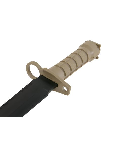 Réplique du Couteau Baïonnette factice TAN pour M4 ou M16 (ACM)
