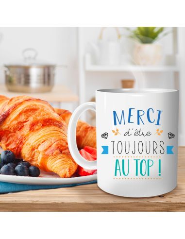 Mug " Merci "- Disponibles en Plusieurs Modèles - Dimensions : 11,5 x 8 x 9,7 cm