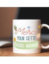 Mug " Merci "- Disponibles en Plusieurs Modèles - Dimensions : 11,5 x 8 x 9,7 cm
