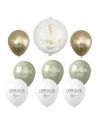 Pack de 9 Ballons Communions dont 1 Ballon Métallique