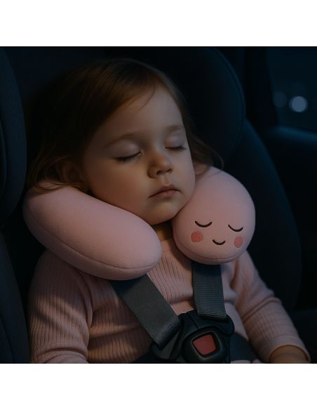Coussin de Nuque Pour Bébé - 2 Couleurs Disponibles - Dimensions : 23 x 20 cm