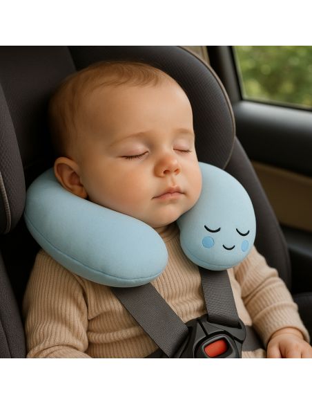 Coussin de Nuque Pour Bébé - 2 Couleurs Disponibles - Dimensions : 23 x 20 cm