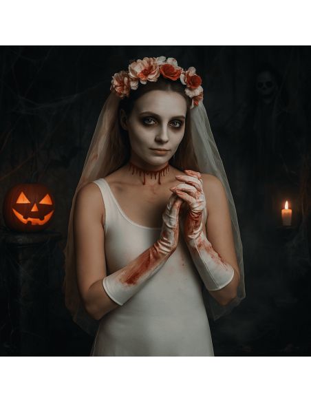 Set mariée sanglante Halloween - Taille Unique Adulte
