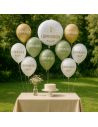 Pack de 9 Ballons Communions dont 1 Ballon Métallique