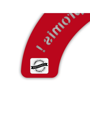 Demi-cercle de Pétanque - Plaque de lancer en bois humoristique