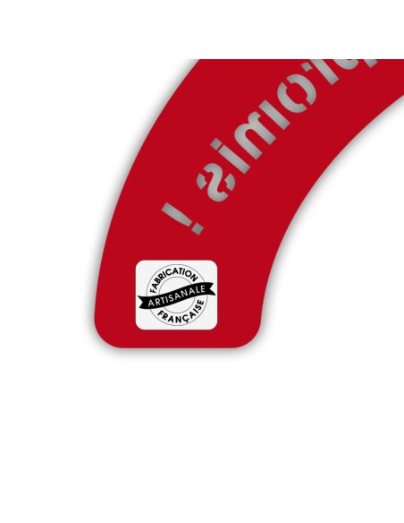 Demi-cercle de Pétanque - Plaque de lancer en bois humoristique