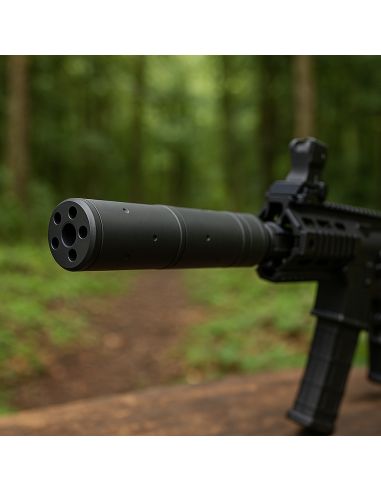 Silencieux Pour Réplique Airsoft 155x30mm Noir (Cyma)
