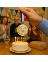 Médailles d'Or Factices pour la Retraite - Cadeau Original et Symbolique