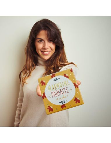 Miroir de Poche "Marraine Parfaite" - Le Cadeau de Reconnaissance Idéal