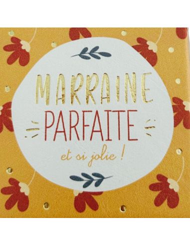 Miroir de Poche "Marraine Parfaite" - Le Cadeau de Reconnaissance Idéal
