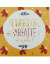 Miroir de Poche "Marraine Parfaite" - Le Cadeau de Reconnaissance Idéal