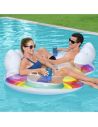 Fauteuil Bouée Double Pour 2 personnes Rainbow Dreams - Dimensions : 116 x 186 cm