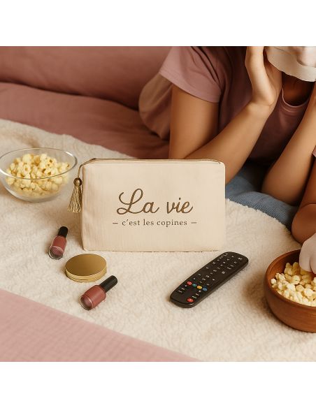 Pochette Coton avec Message - 6 modèles Disponibles