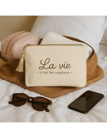 Pochette Coton avec Message - 6 modèles Disponibles