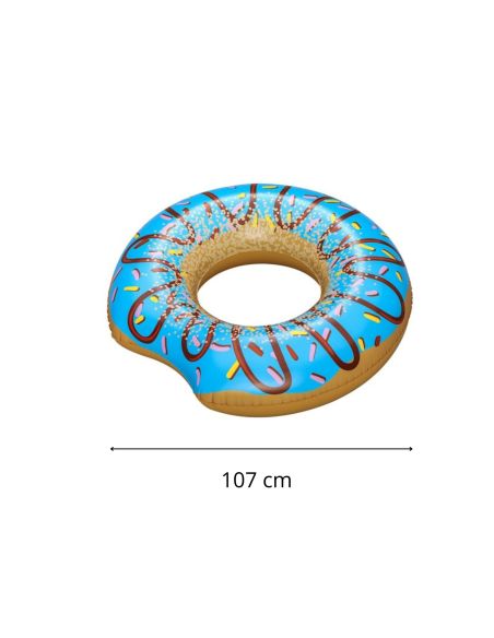 Bouée en Forme de Donut - Diamètre : 107 cm - 2 Modèles Disponibles