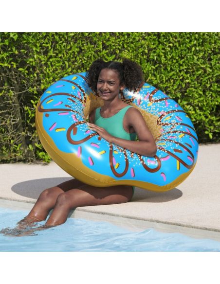 Bouée en Forme de Donut - Diamètre : 107 cm - 2 Modèles Disponibles