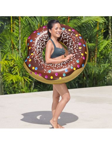 Bouée en Forme de Donut - Diamètre : 107 cm - 2 Modèles Disponibles