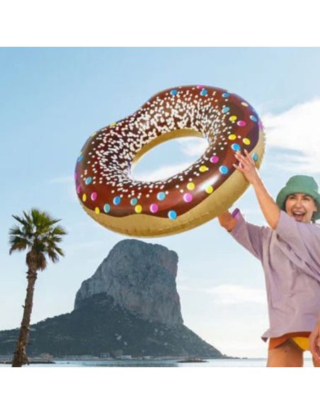 Bouée en Forme de Donut - Diamètre : 107 cm - 2 Modèles Disponibles