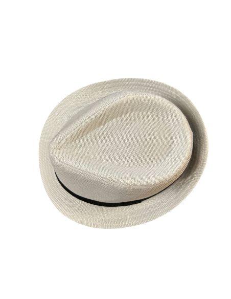 Chapeau Cubana en Paille Taille Unique  - Couleurs : Blanc ou Beige