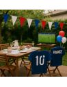 Guirlande 10 Fanions Tricolore France- Longueur : 3,6 mètres