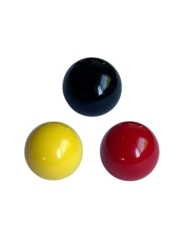 Lot de 3 Cochonnets Pétanque : Couleurs Nationales