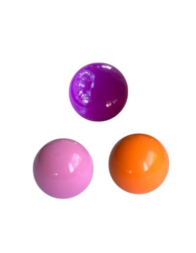 Lot de 3 Cochonnets Pétanque : Couleurs Nationales
