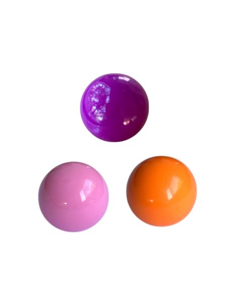 Lot de 3 Cochonnets Pétanque : Couleurs Nationales