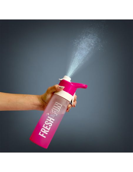 Bouteille Brumisateur 2 en 1 - 3 Couleurs Disponibles.