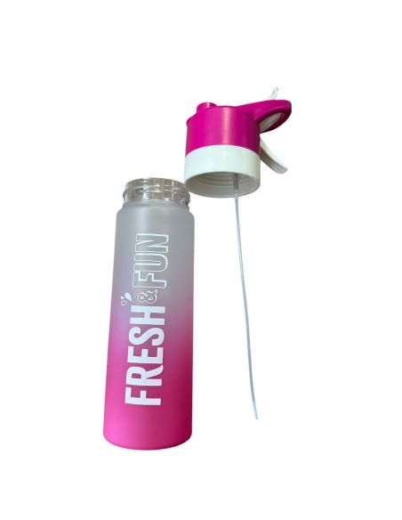 Bouteille Brumisateur 2 en 1 - 3 Couleurs Disponibles.