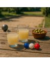 Lot de 3 Cochonnets Pétanque : Couleurs Nationales