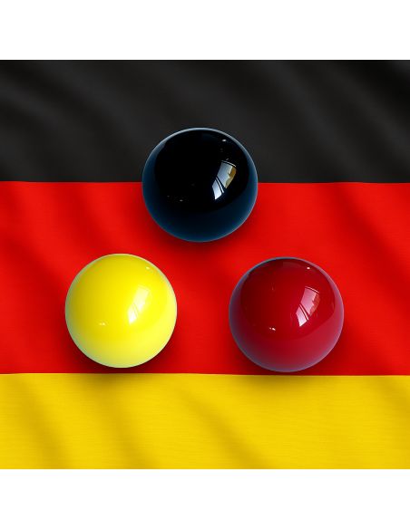 Lot de 3 Cochonnets Pétanque : Couleurs Nationales