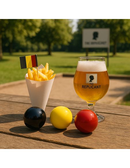 Lot de 3 Cochonnets Pétanque : Couleurs Nationales