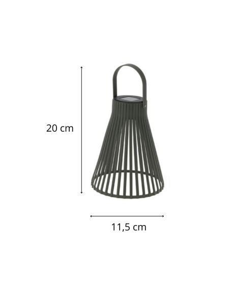 Lampe Solaire Extérieure Suspendue LED - Disponible en 3 Couleurs - Dimension : 17 x 8,5 cm