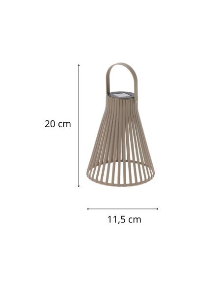 Lampe Solaire Extérieure Suspendue LED - Disponible en 3 Couleurs - Dimension : 17 x 8,5 cm