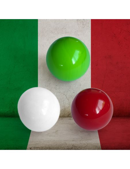 Lot de 3 Cochonnets Pétanque : Couleurs Nationales