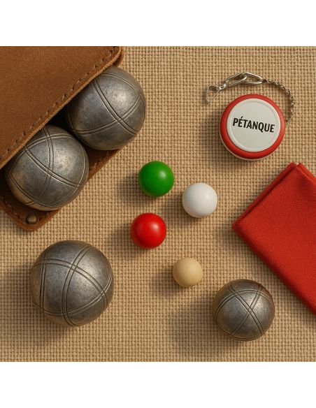 Lot de 3 Cochonnets Pétanque : Couleurs Nationales