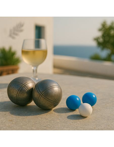 Lot de 3 Cochonnets Pétanque : Couleurs Nationales