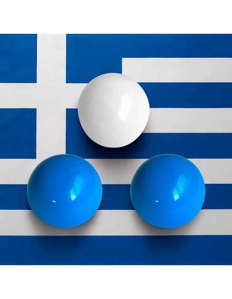 Lot de 3 Cochonnets Pétanque : Couleurs Nationales