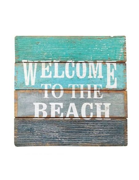 Cadre en Bois en Relief "Bord de Mer" - 3 modèles Différents - Dimension : 30 x 30 cm