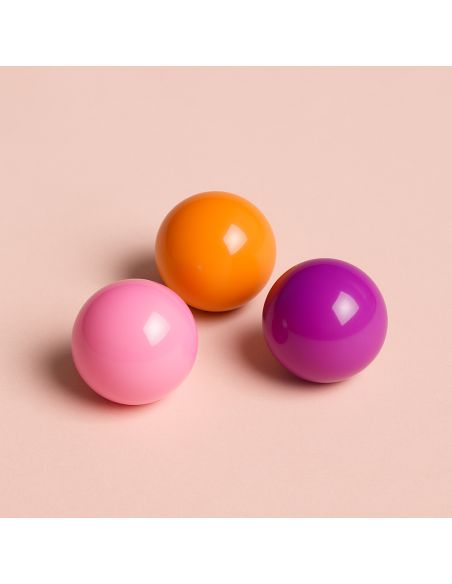 Lot de 3 Cochonnets Pétanque : Couleurs Nationales