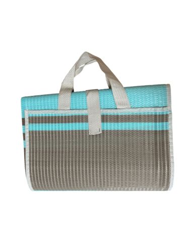 Natte de Plage Pliante 2 Places - 2 Modèles Disponibles - Dimension : 198 x 153 cm