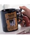 Tasse (Mug) Noire Poignée Révolver Billy The Kid / Dimension : 18,5 x 9 x 11,5 cm